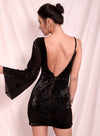 Amara Black Sequins Dress