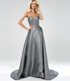 Larissa Formal Gown - Metallic Silver