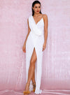 Misha Sequins Gown - White