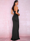 Mikayla One Shoulder Gown - Black