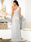 Kristi Sequins Gown - Silver