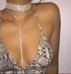 Crystal Long Drop Necklace