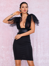 Antoinette Cocktail Dress - Black