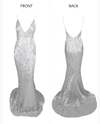 Kianna Sequins Gown - Silver