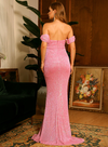 Alexa Sequins Gown - Pink