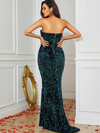 Layla Green Sequins Gown