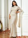 Medea Silver Sequins Gown