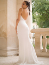 Dakota White Sequins Gown